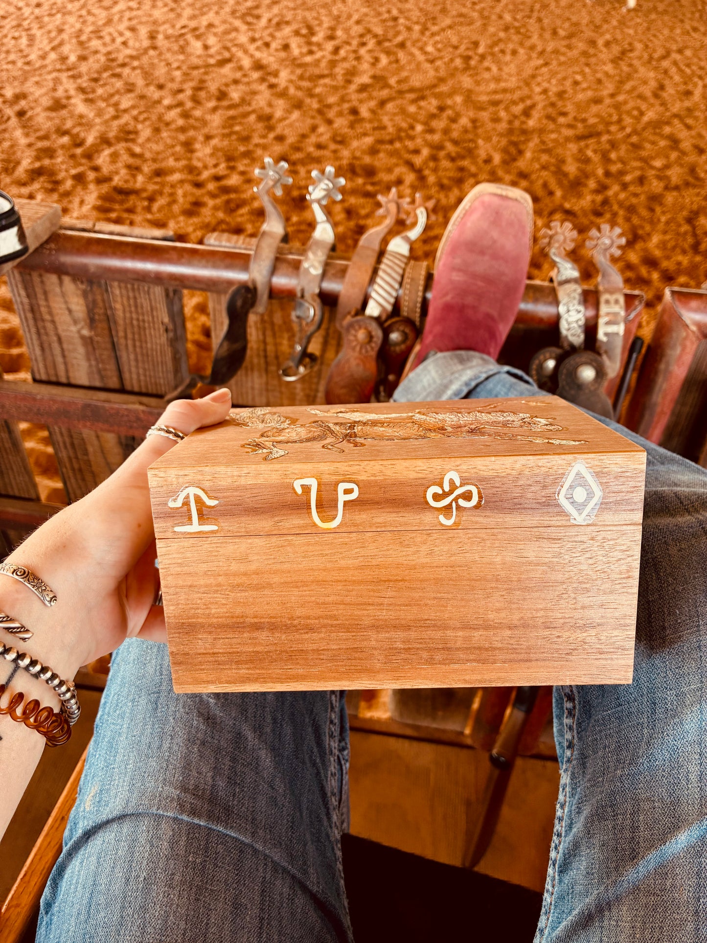 Kingston Handpainted Keepsake Box