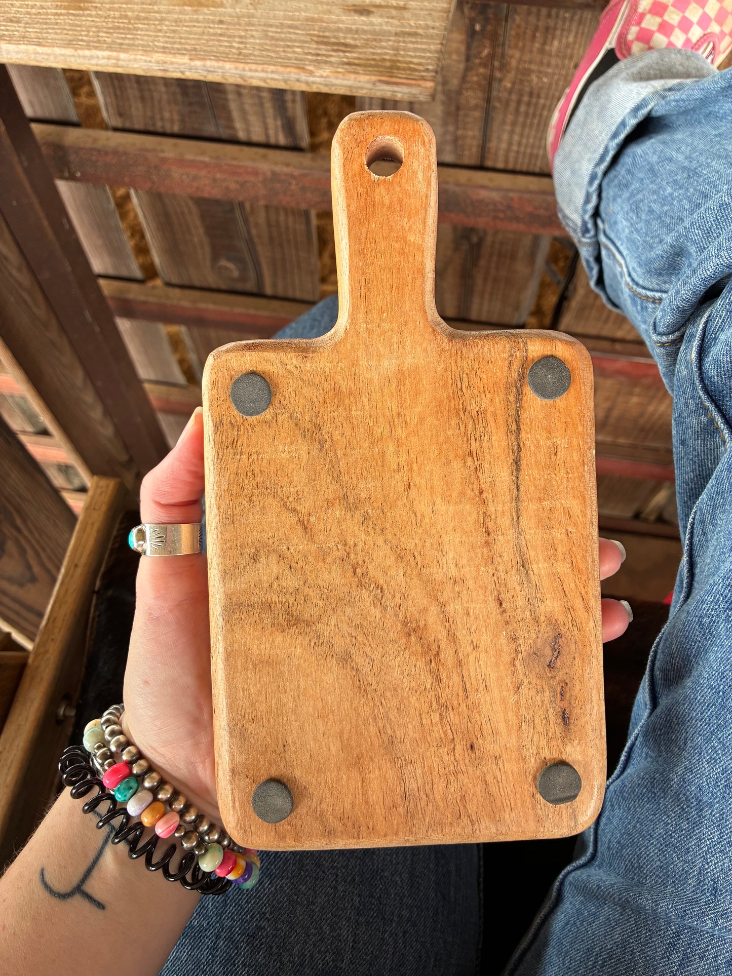 Scarlet Wooden Decorative Tray