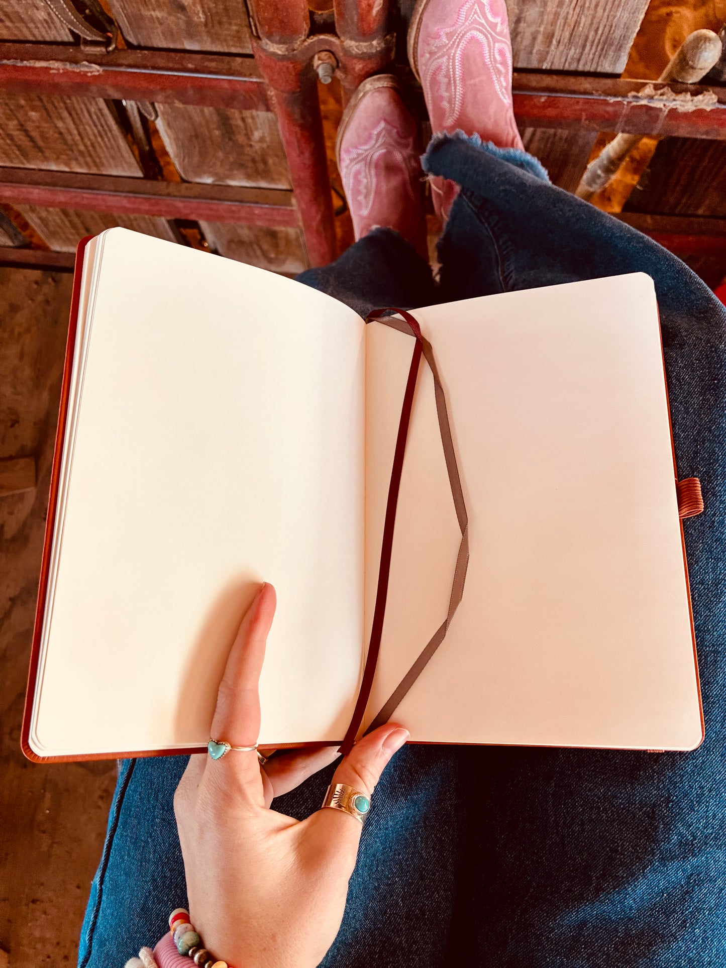 Bareback Blank Notebook
