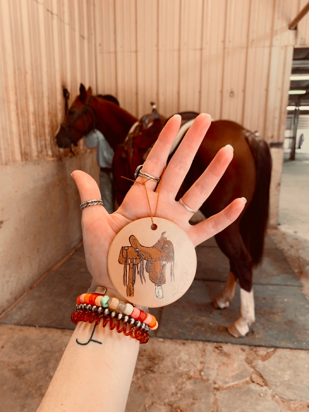 Saddle Ornament