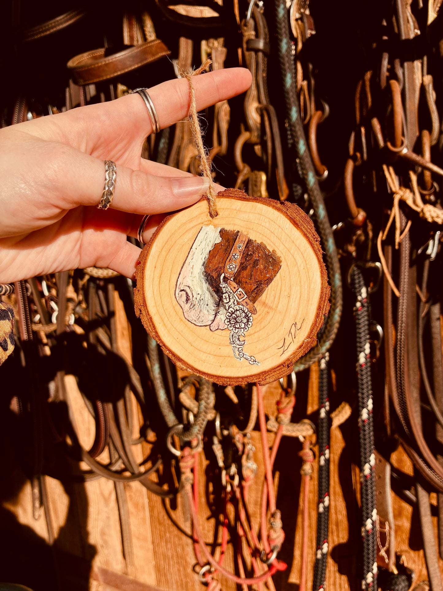 Up Close Wood Ornament