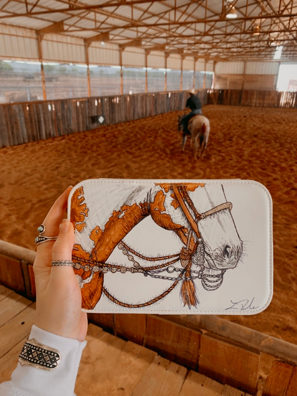 LARGE White Snazzy Case