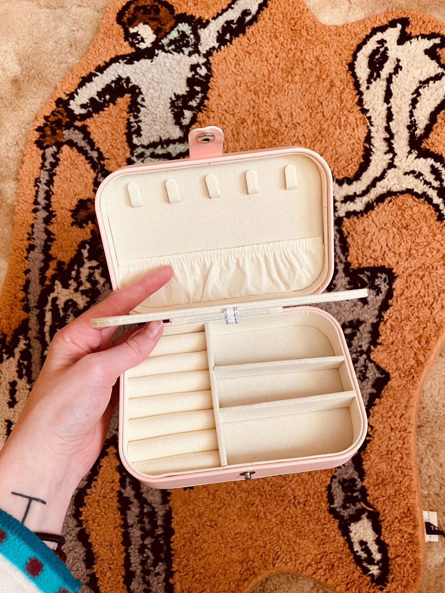 Pals Turquoise Medium Jewelry Case