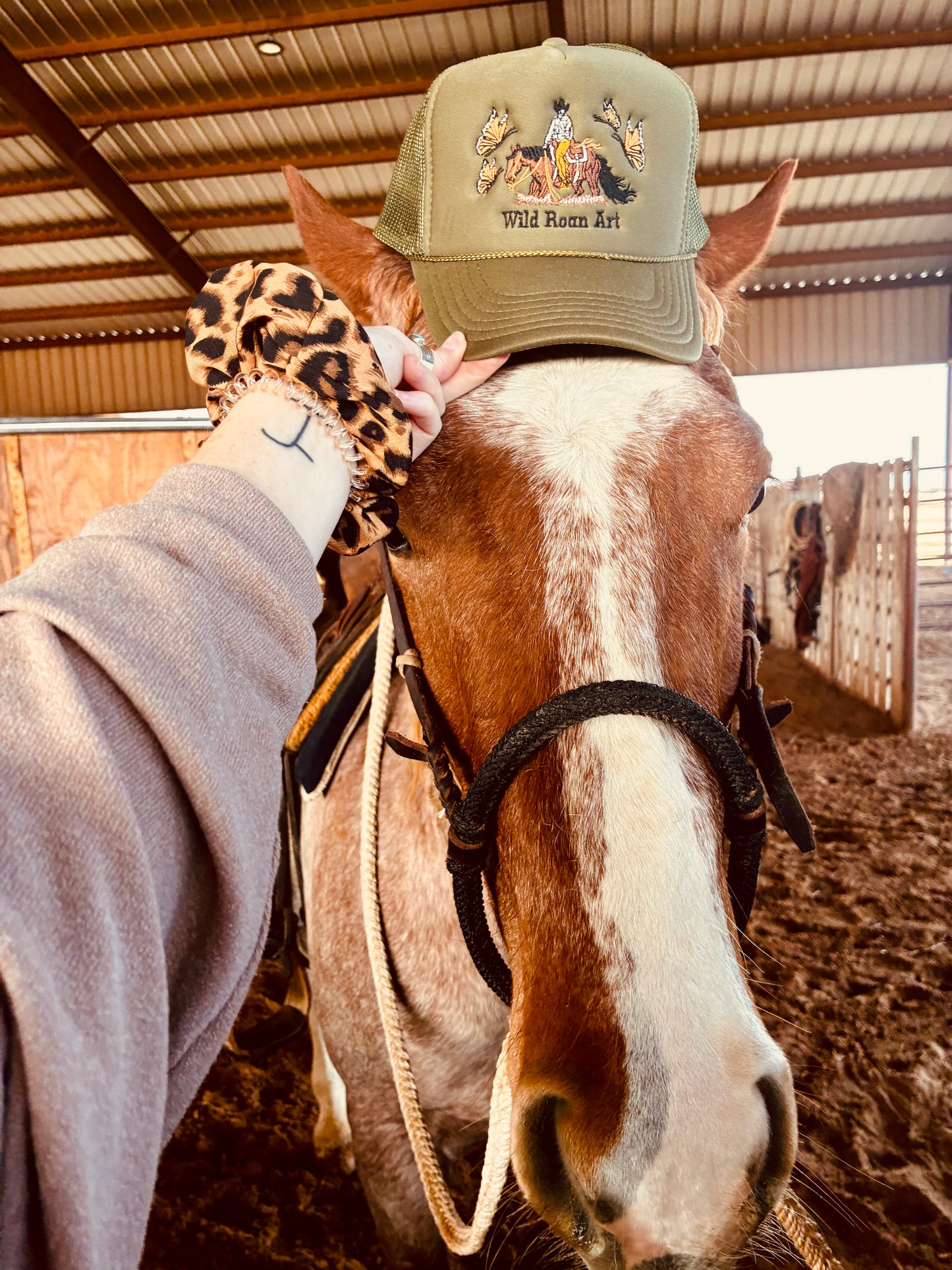 Wild Roan Art Foam Hat