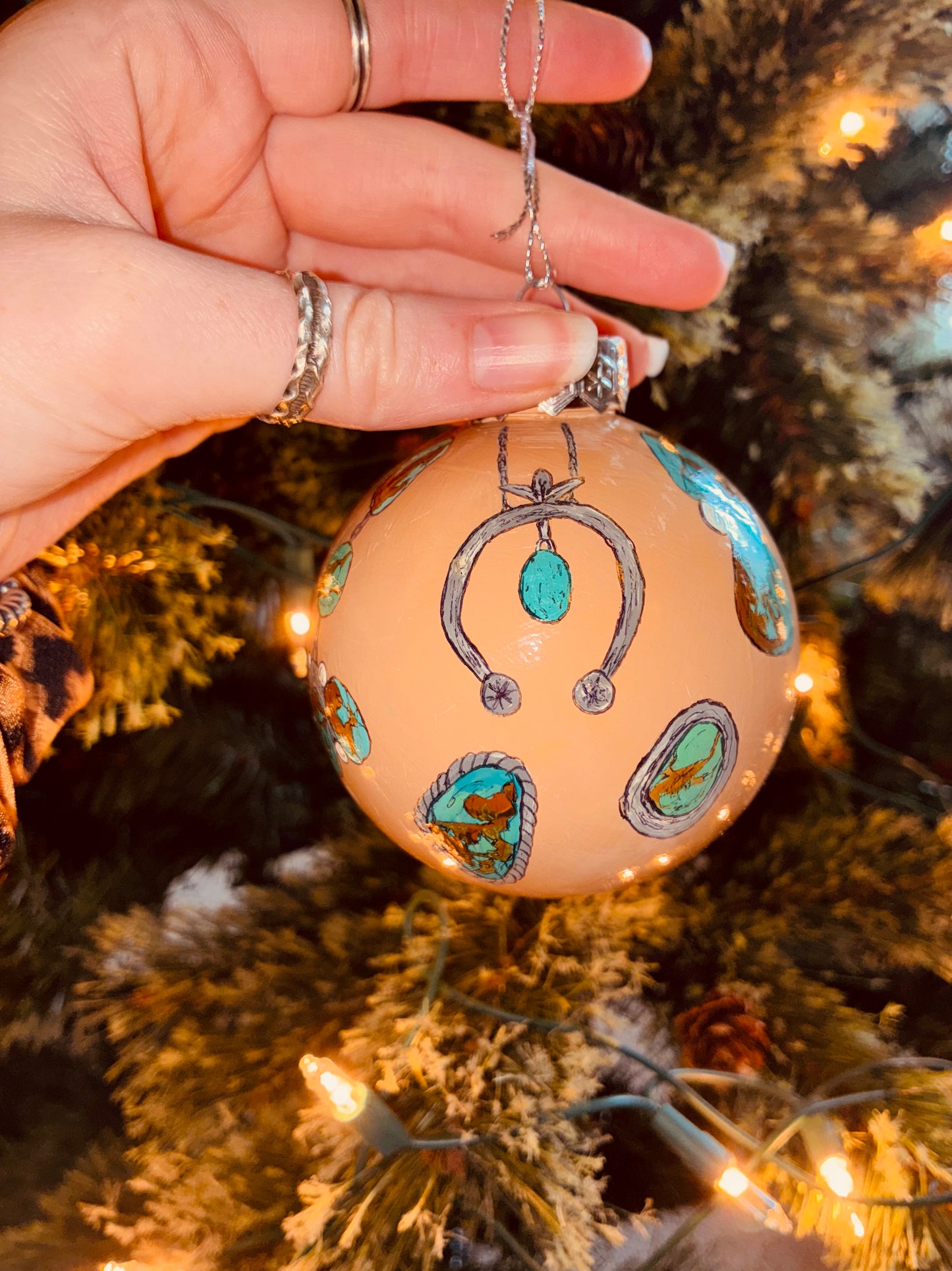 Marnie Large HANDPAINTED Ornament