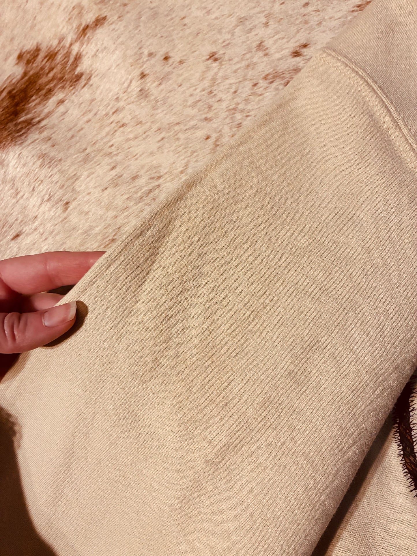 DISCOUNTED Tan Crewneck L