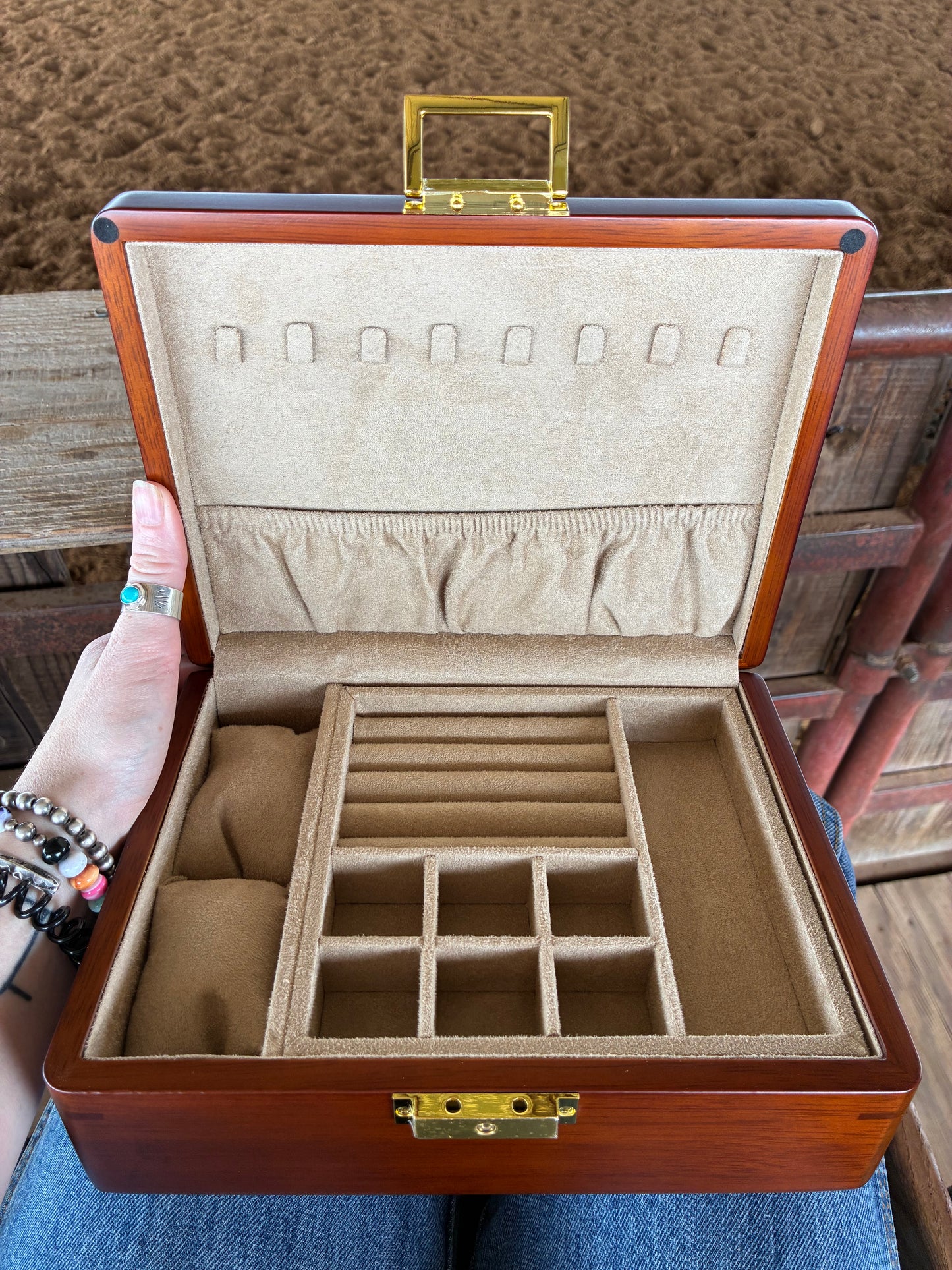 Blue Roan Blues Wooden Watch or Jewelry Box