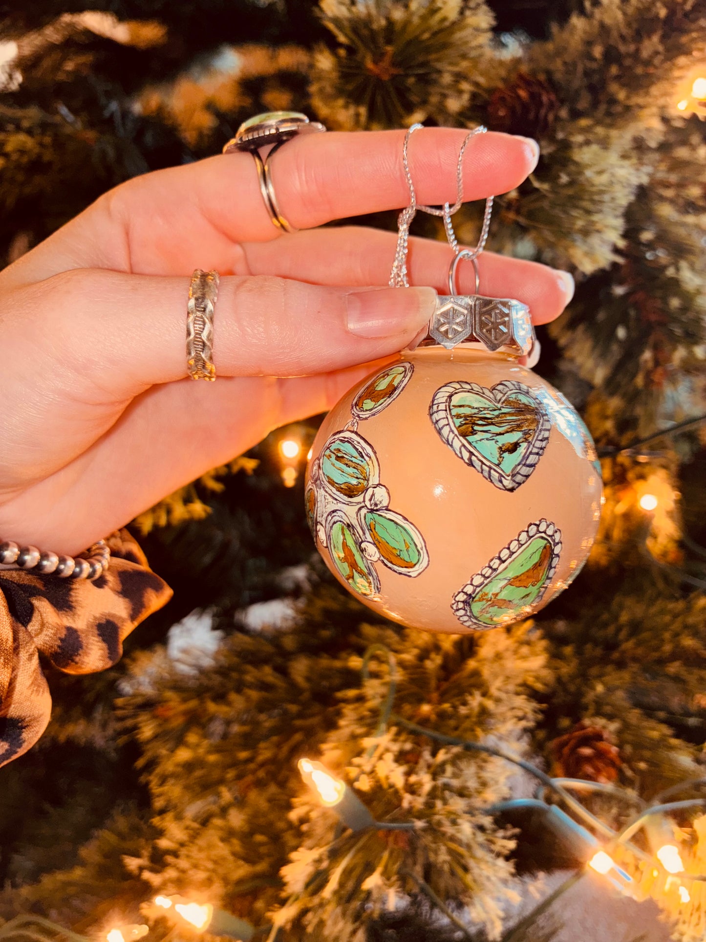 Cora Small HANDPAINTED Ornament