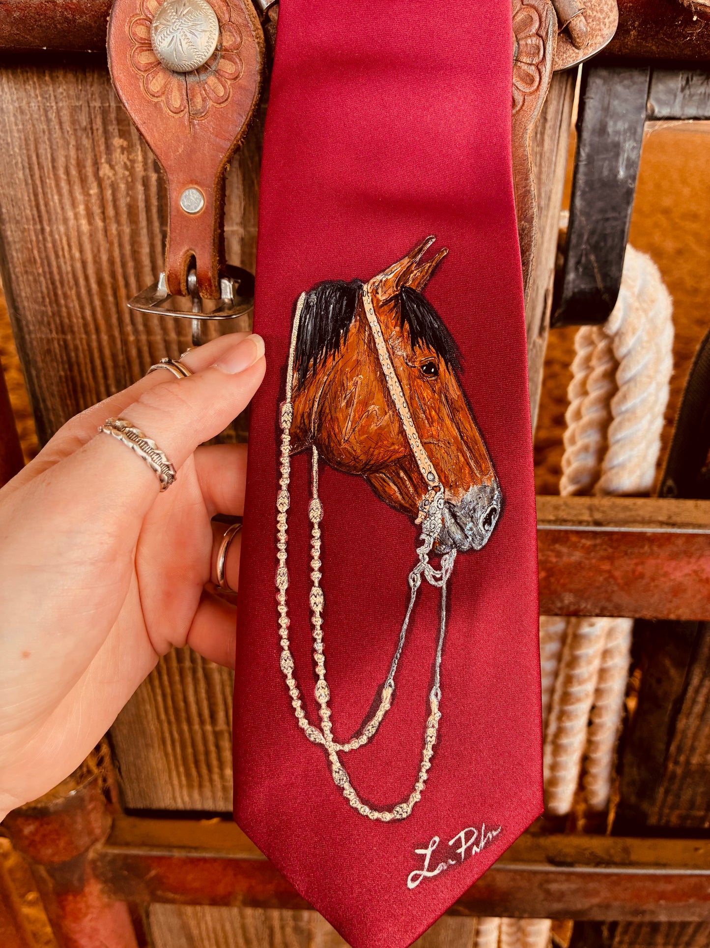 Poncho Handpainted Necktie