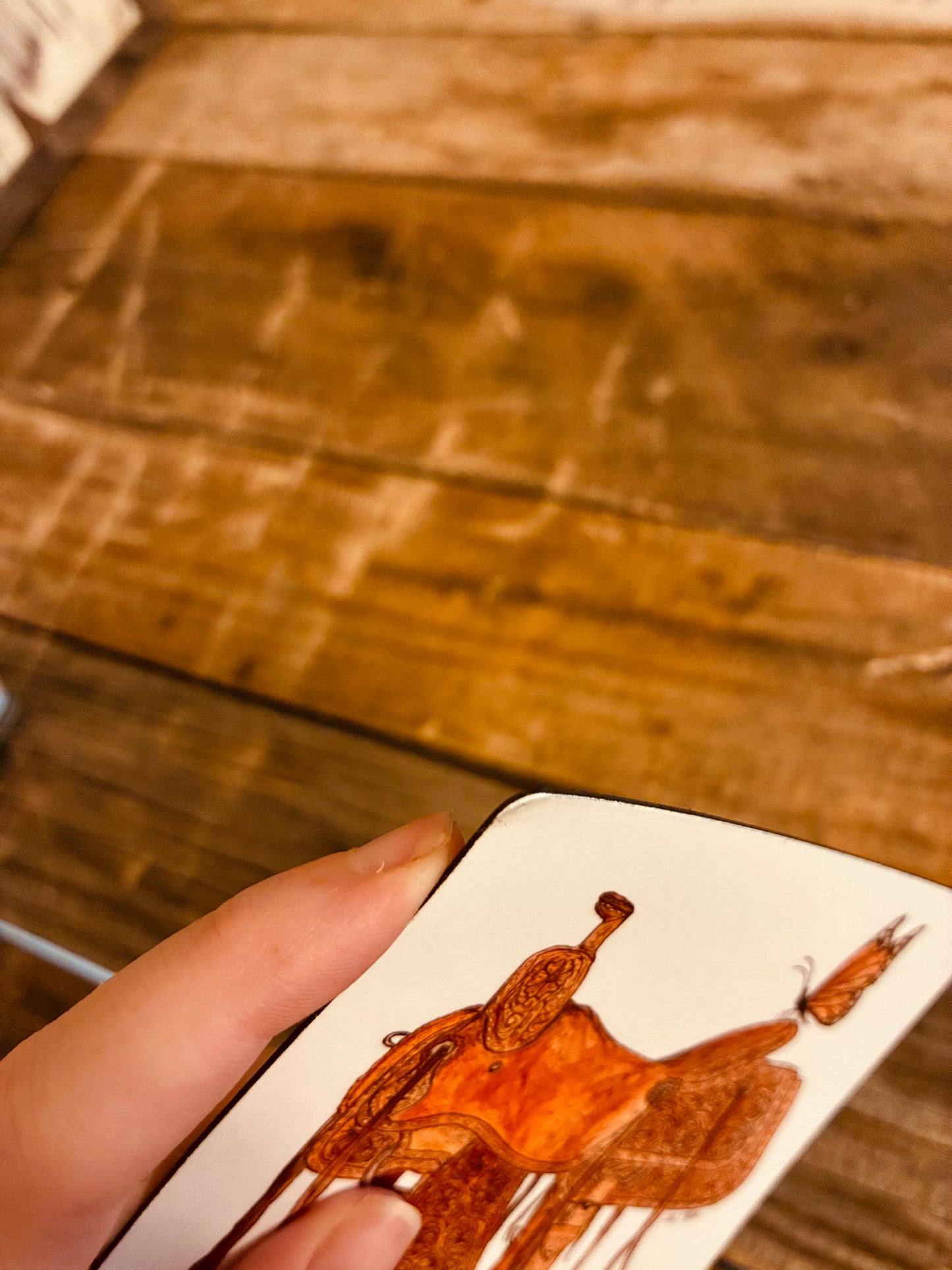 Damaged Flutterby Ride Magnet 4x5.5