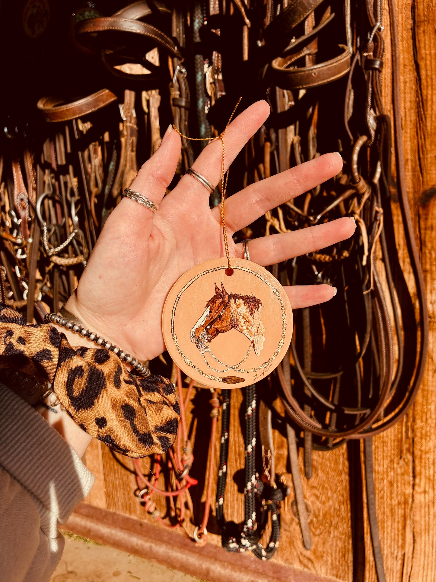 Yule Hanpainted Ornament