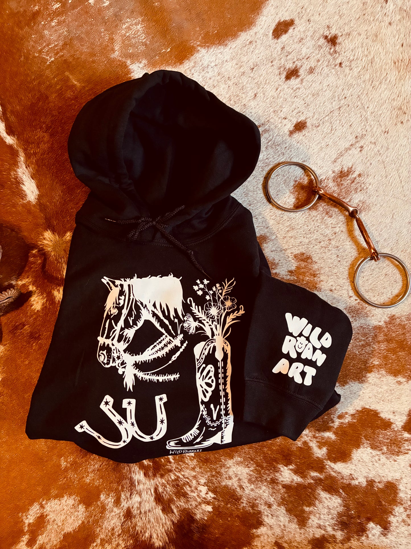 Cowgal Vibes Black Hoodie
