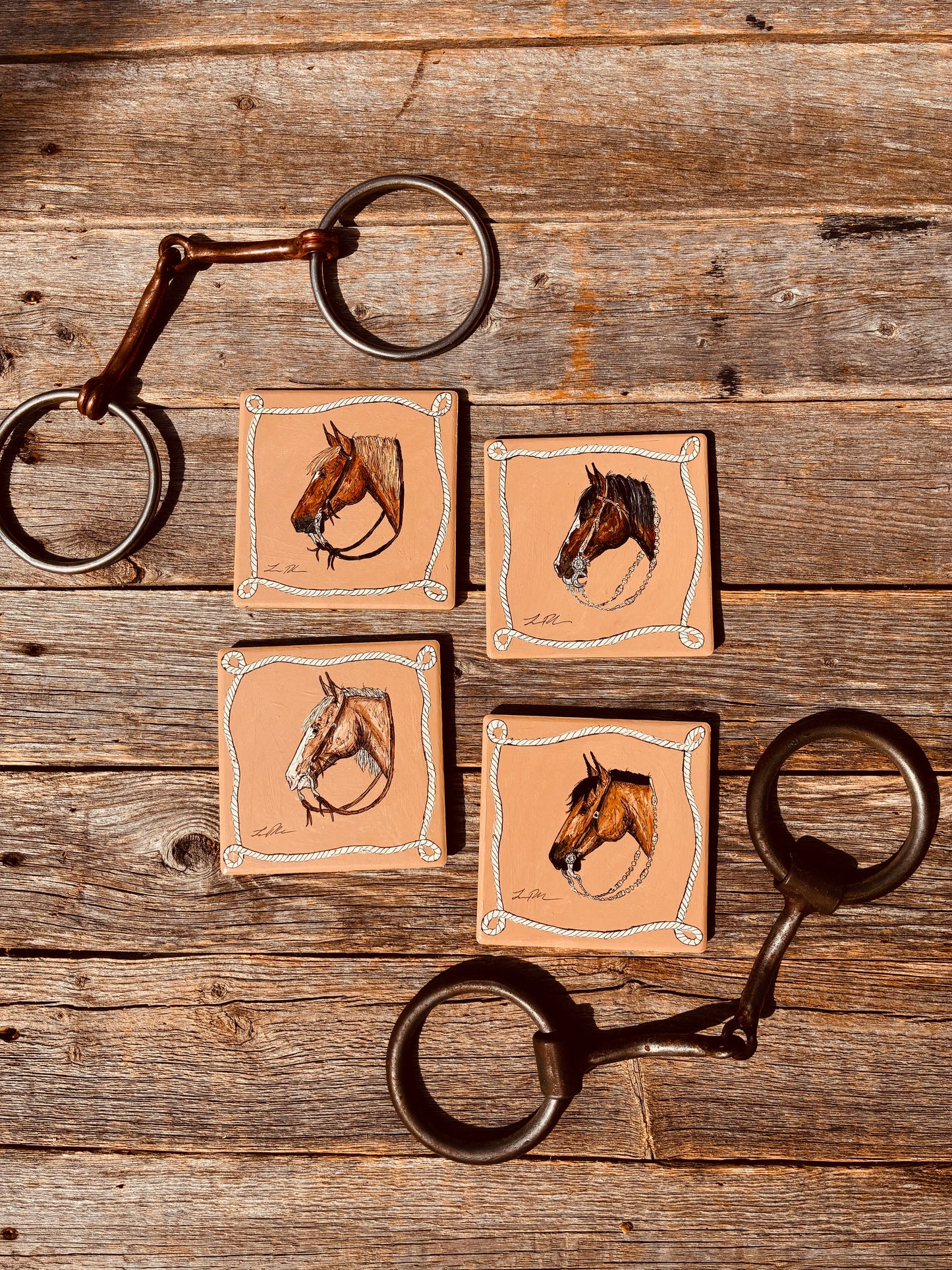 The Girls Handpainted Coasters
