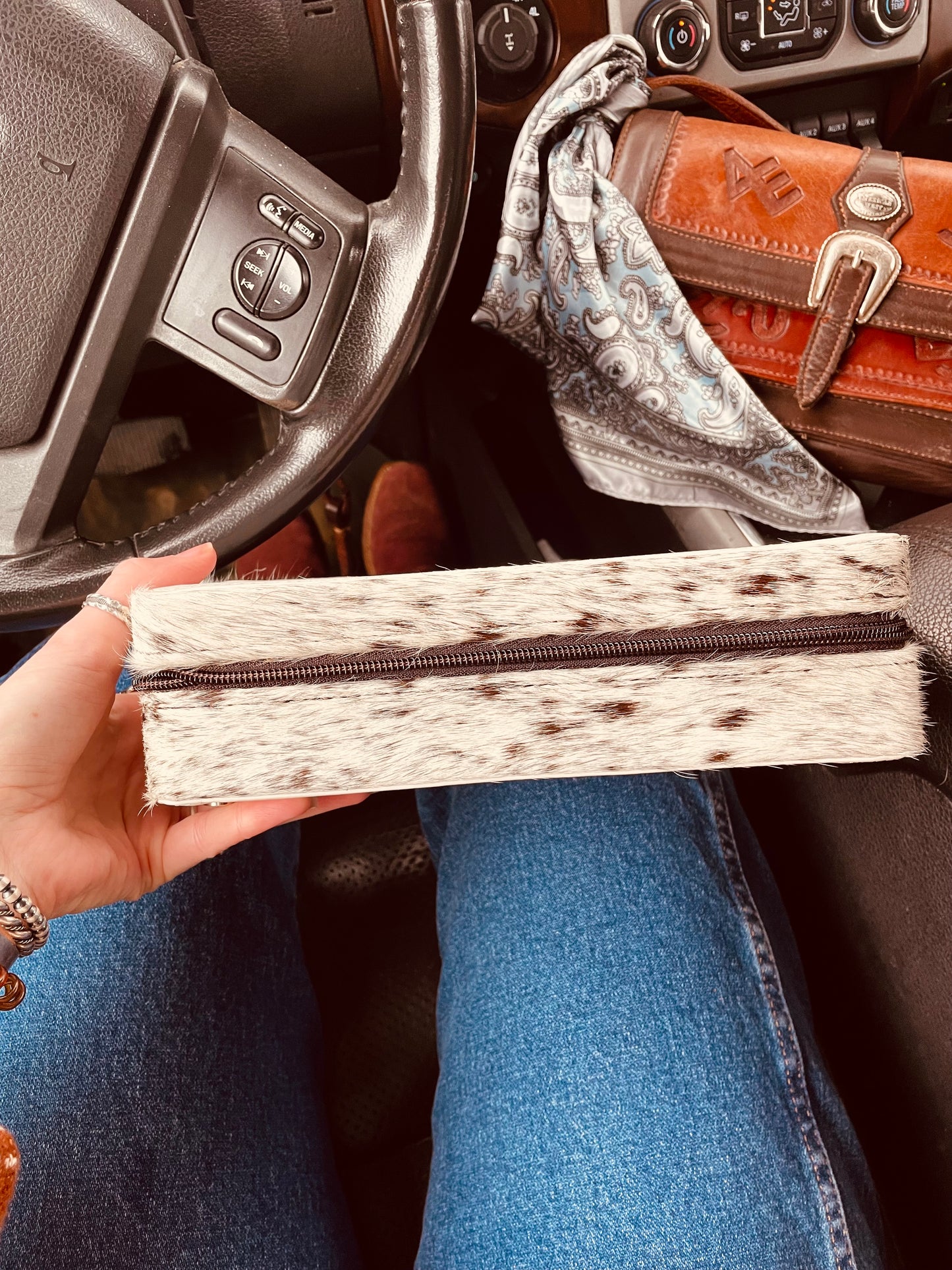 Wild Roan π¦ Cowhide Case