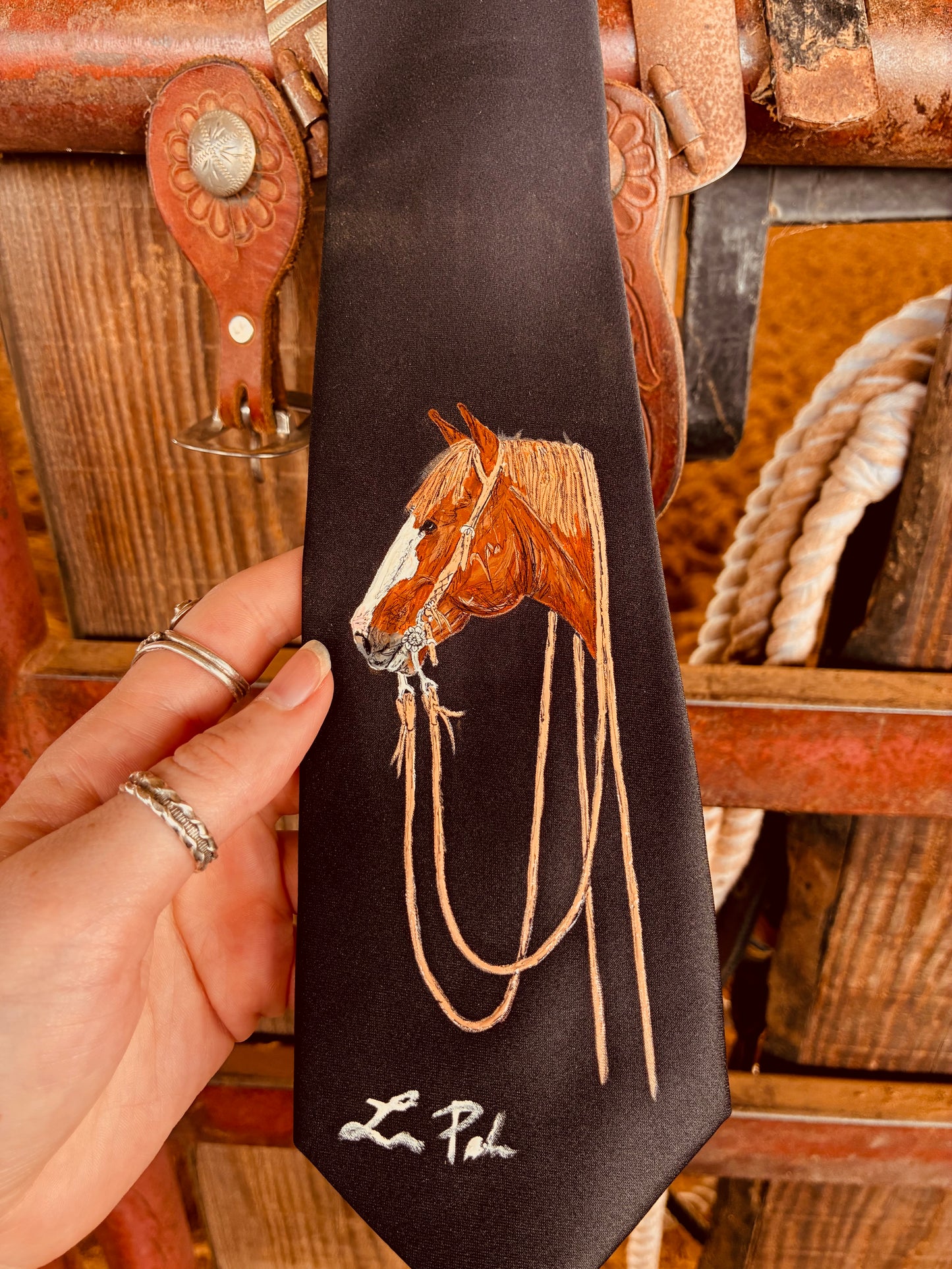 Augustus Handpainted Necktie