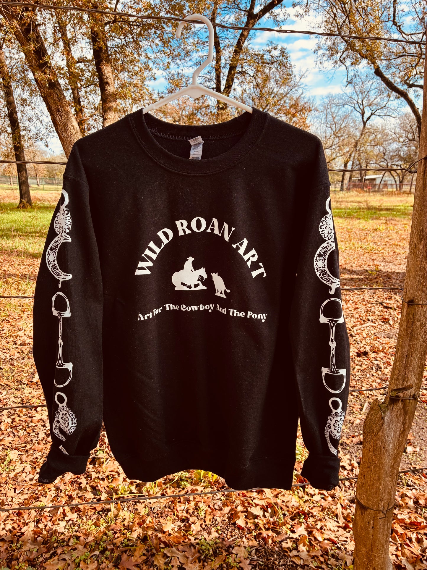 WRA Bitty Black Crewneck