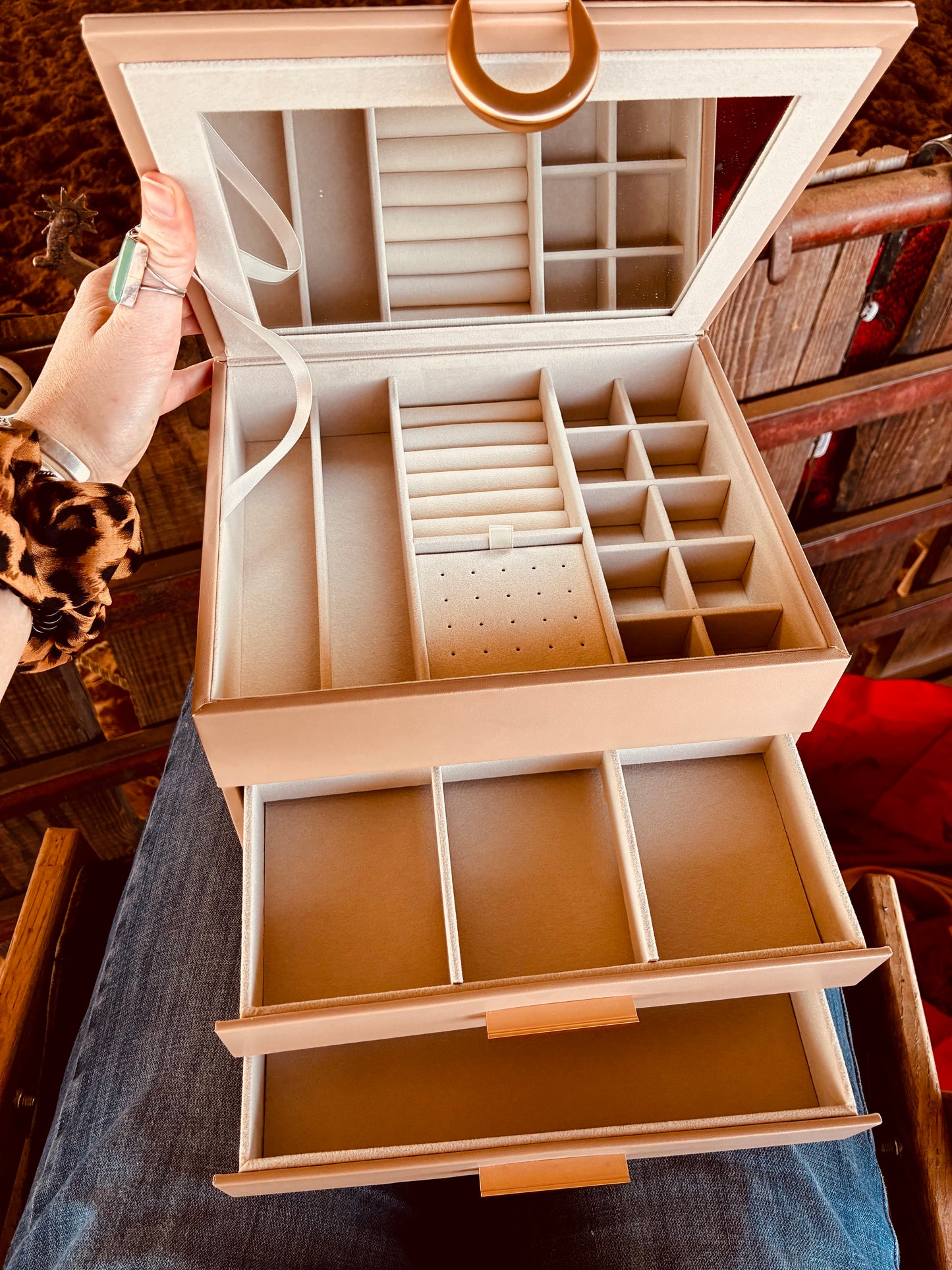 Wylie 3 Layer Jewelry Box