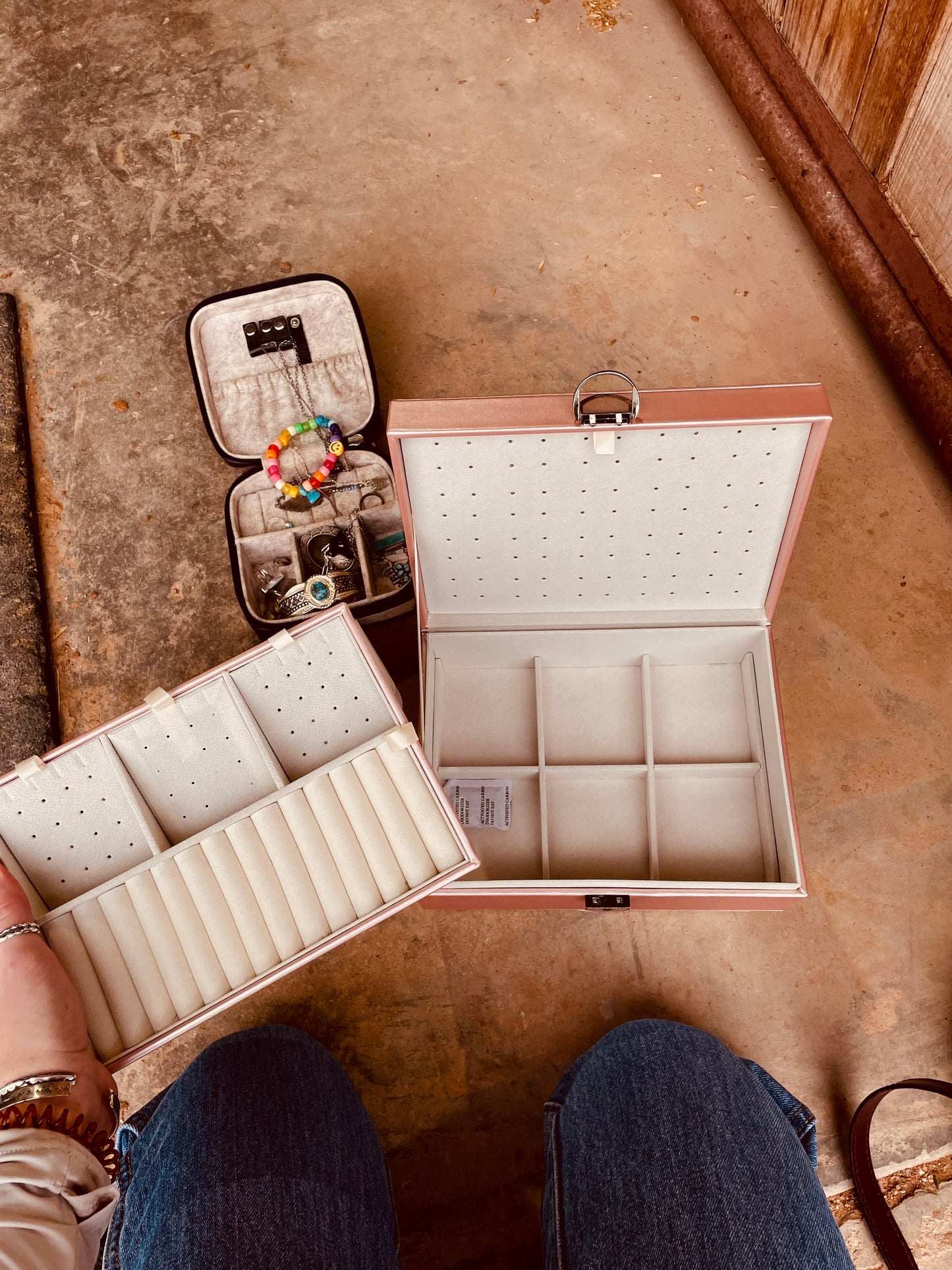 Quinn Rose Gold Jewelry Box
