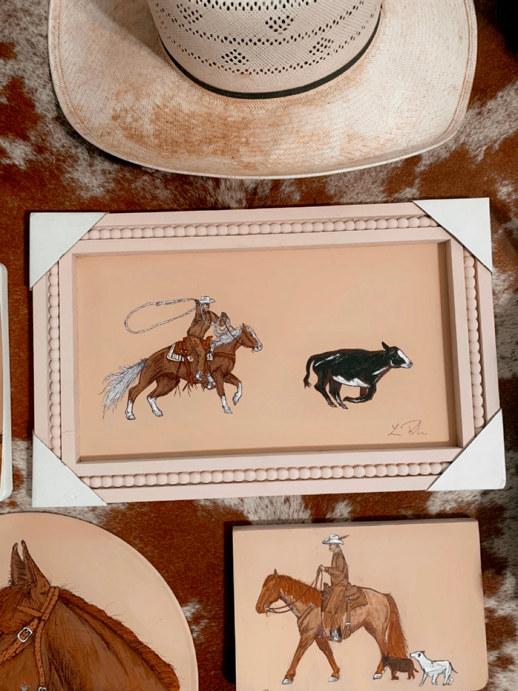 Almost Got ‘Em Framed Painting