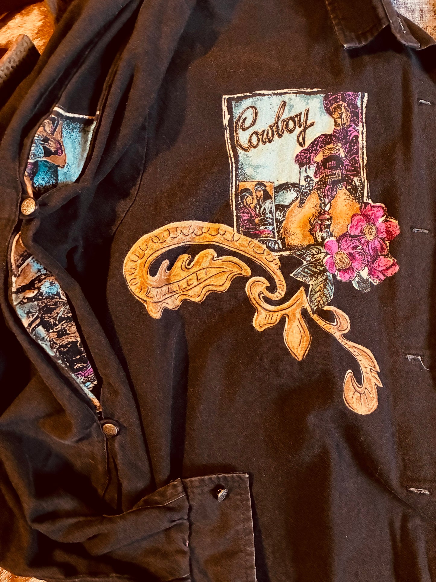 Women’s Vintage Roper Shirt Large