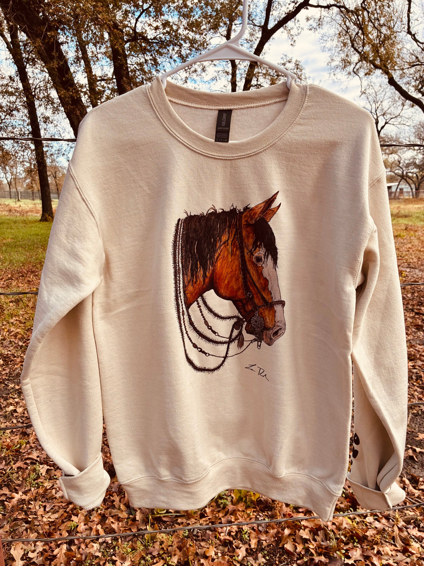 Ramblin’ Man Tan Crewneck