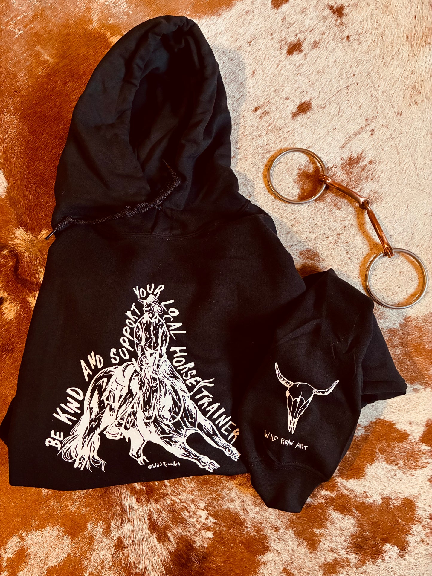 Horse Trainer Black Hoodie