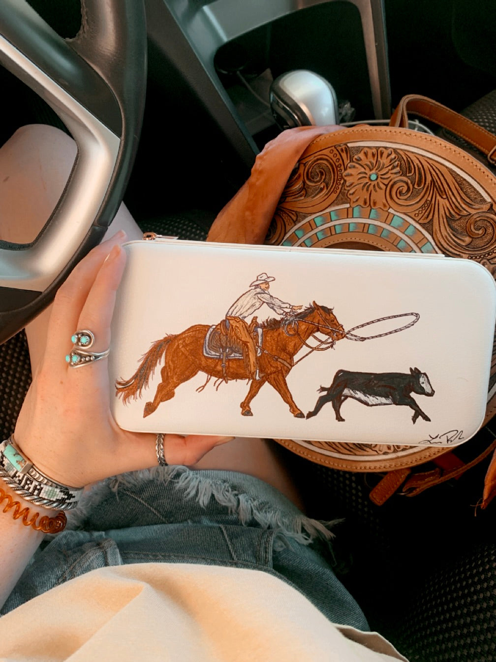 Loretta Large White Case