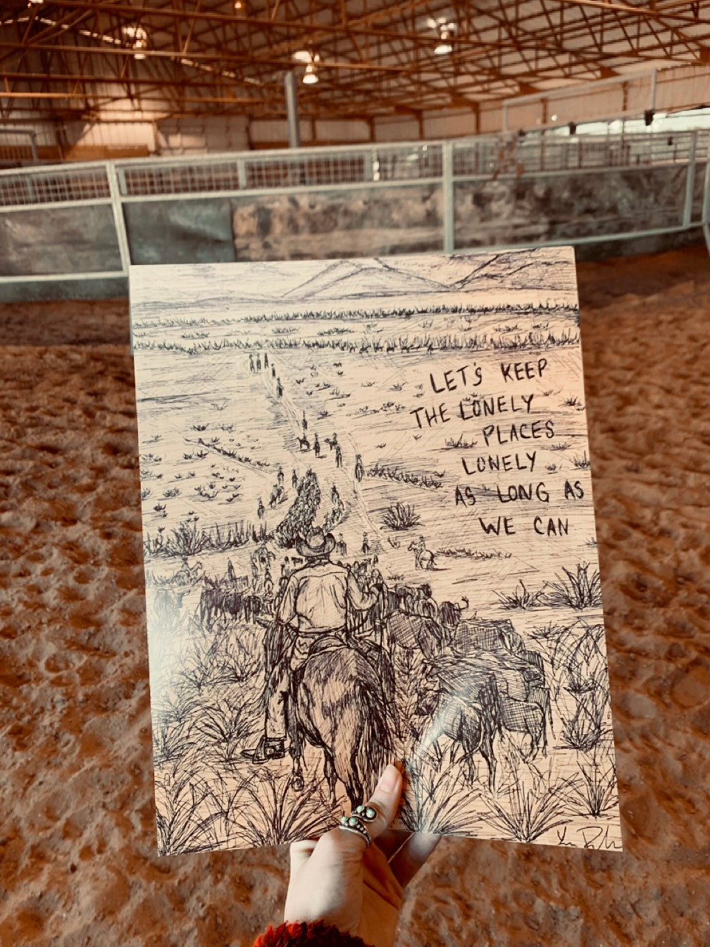 Lonely Places Poster