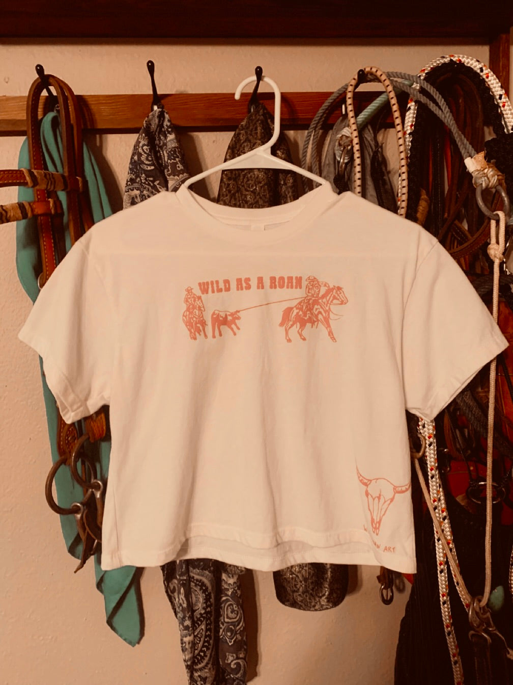 Wild As A Roan Cropped Tee