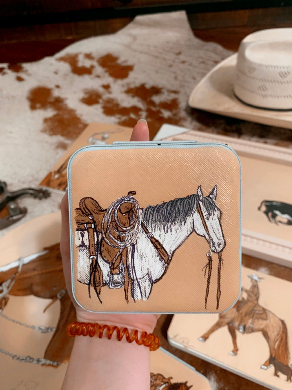 Hattie Mini Blue Case