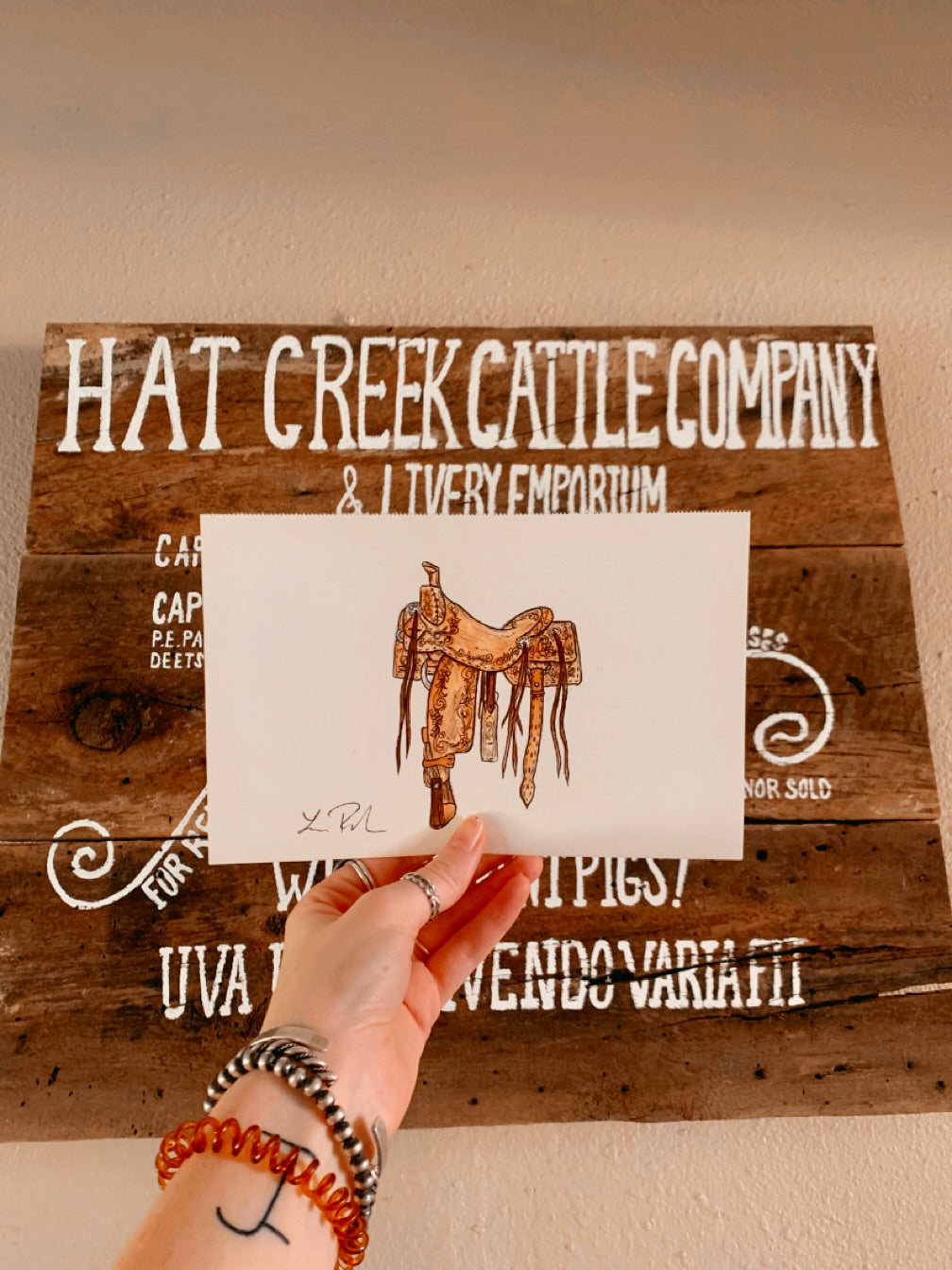 Saddle Up Painting