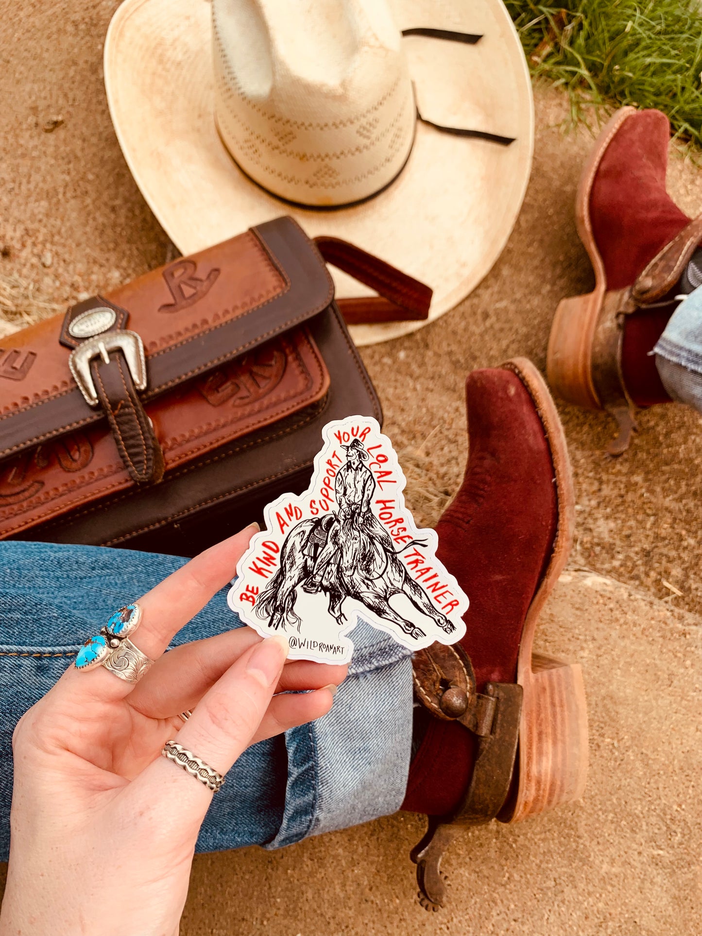 Local Cowboy Sticker