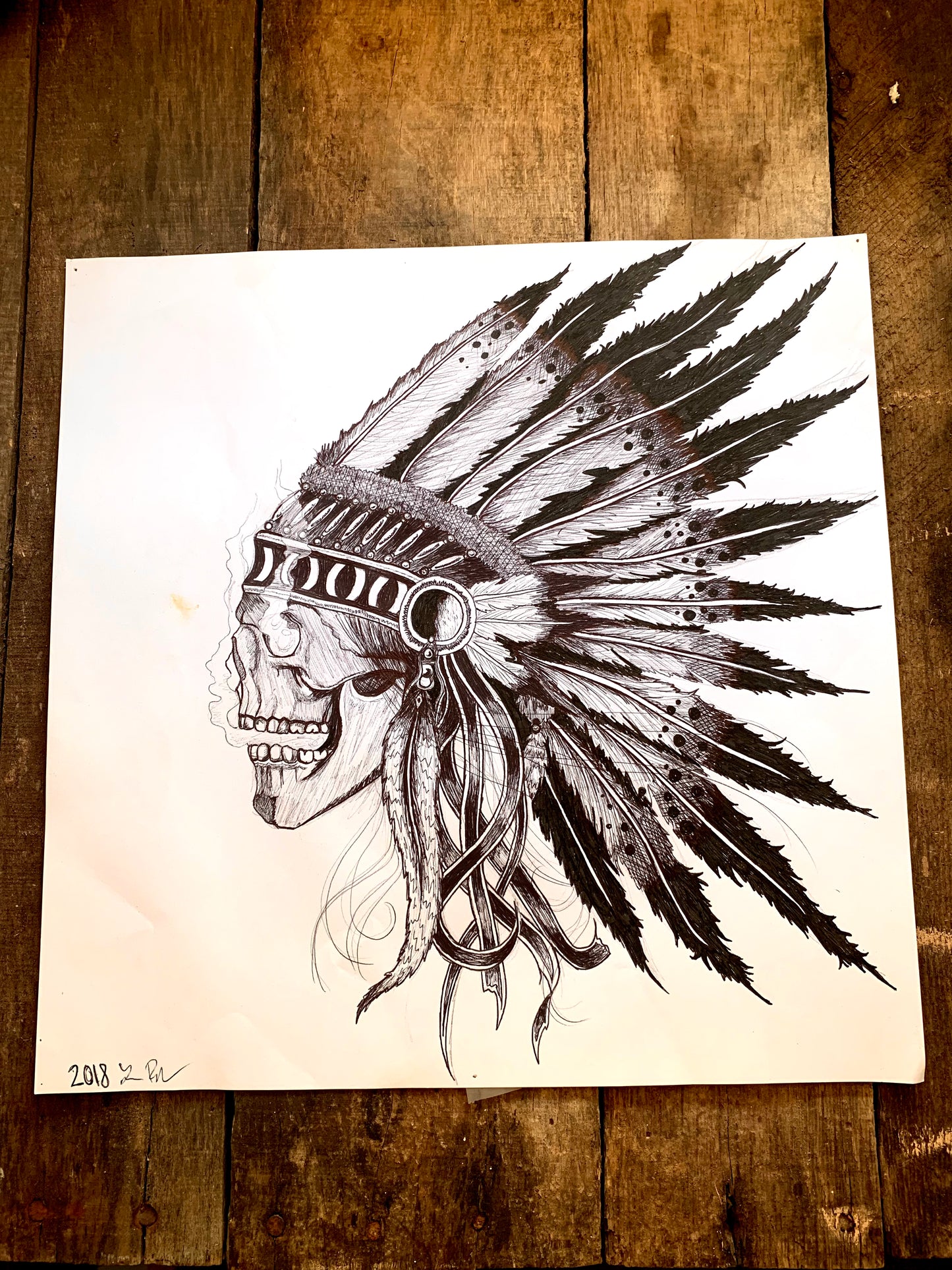 Smokin” Drawing