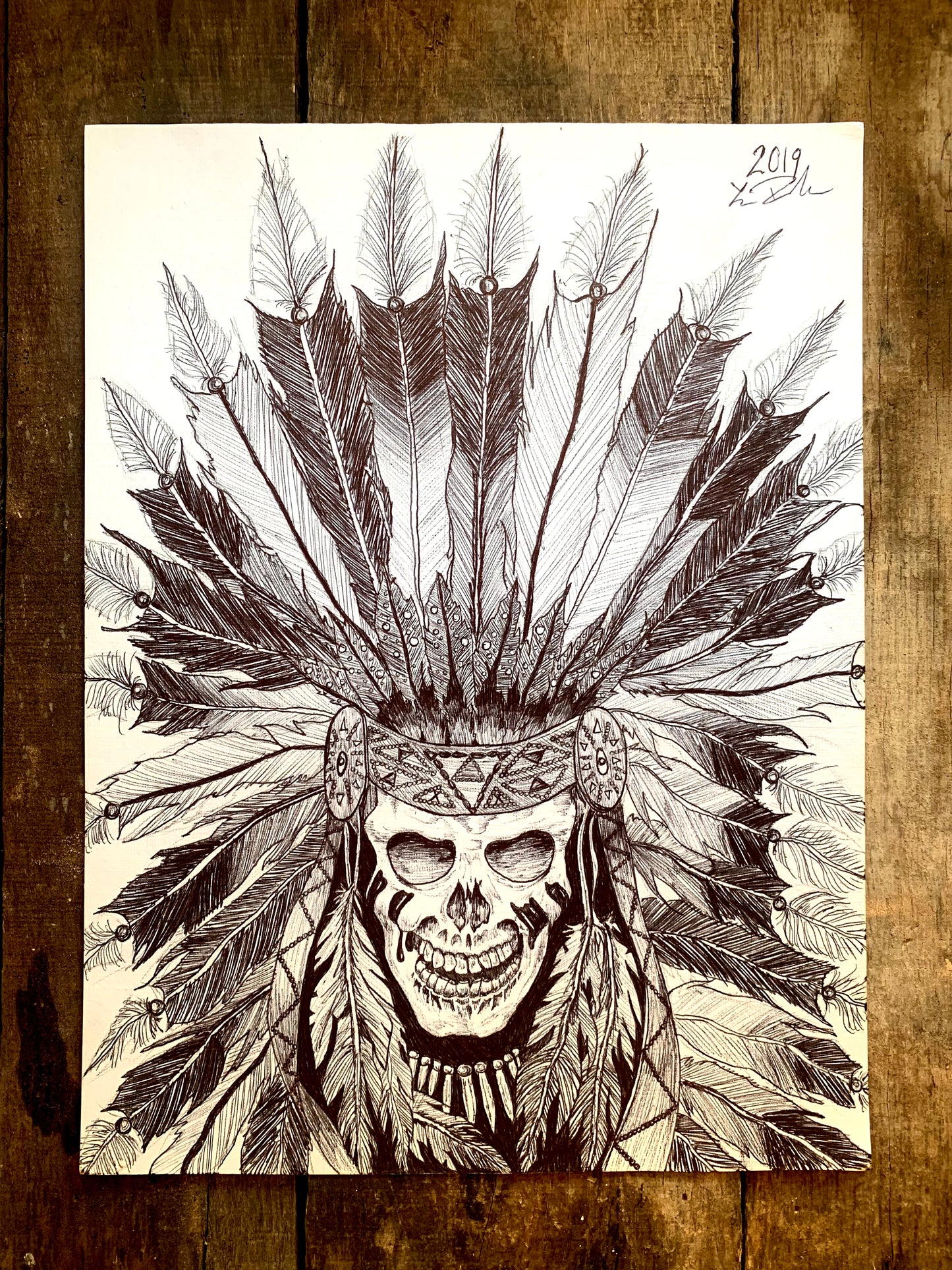 Feathered Drawing