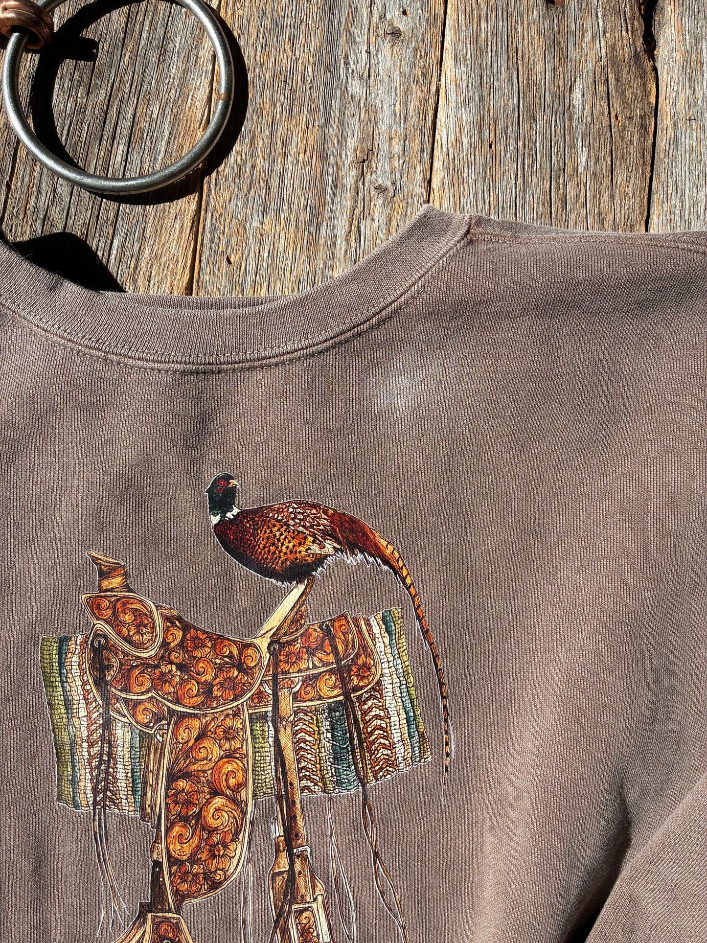 DAMAGED Along For the Ride Crewneck Large