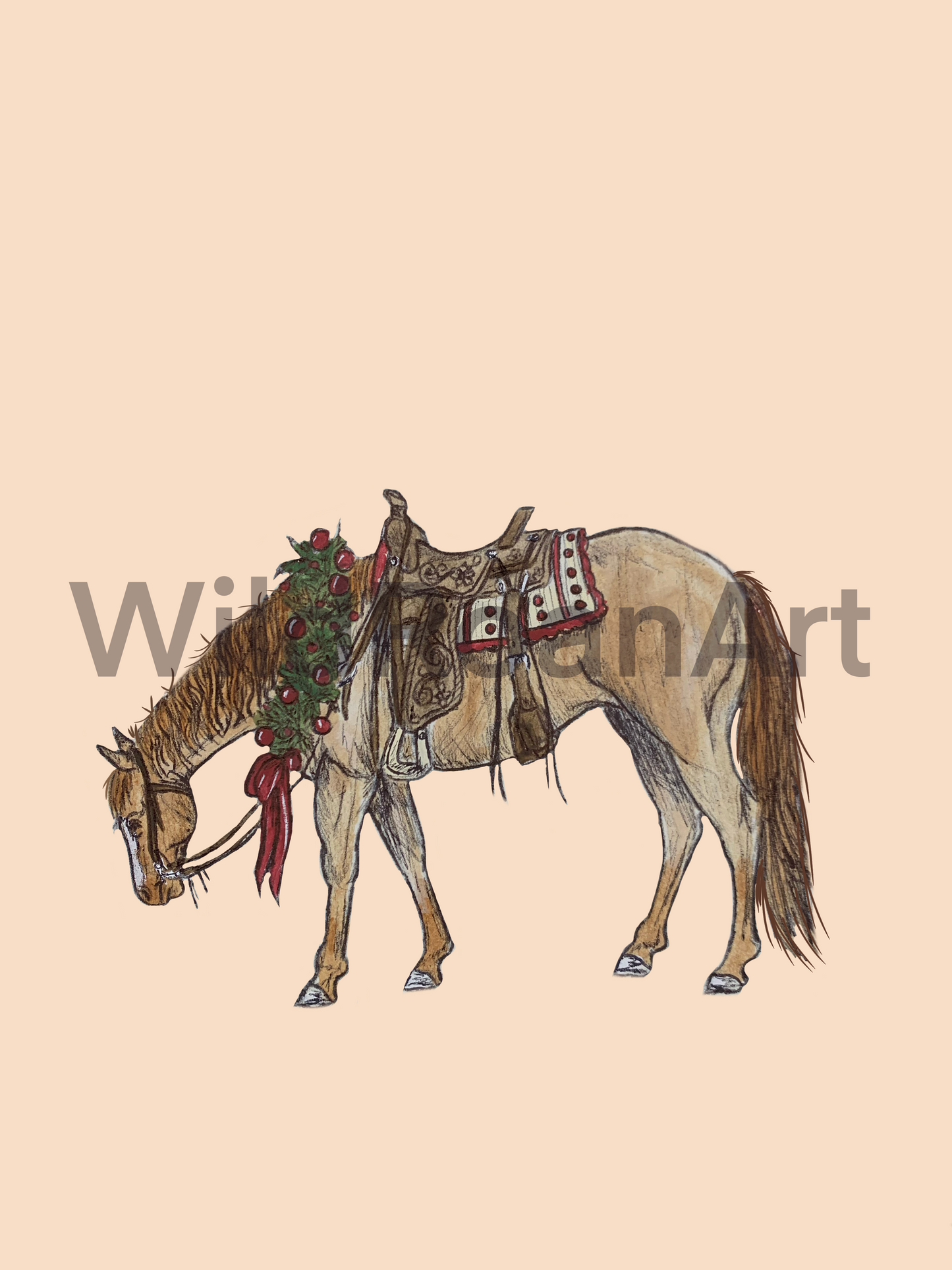 Holiday Pony Digital Design