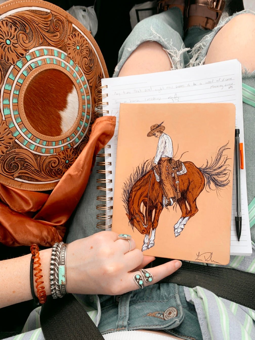 Bucker Painted Journal