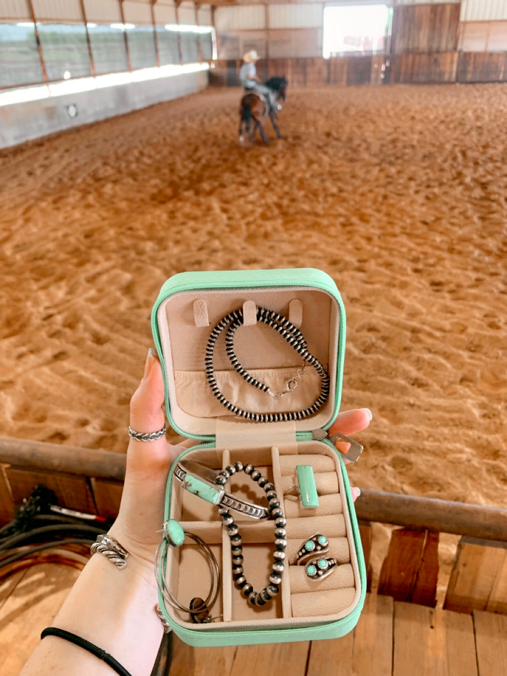 Chocolate Mini Turquoise Case