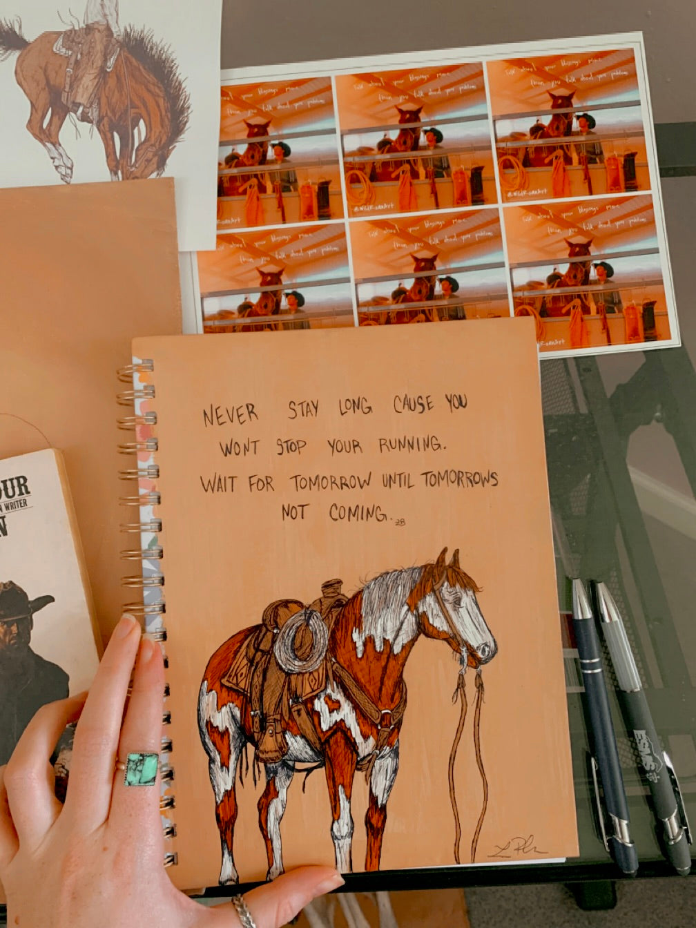 Never Stay Long Notebook