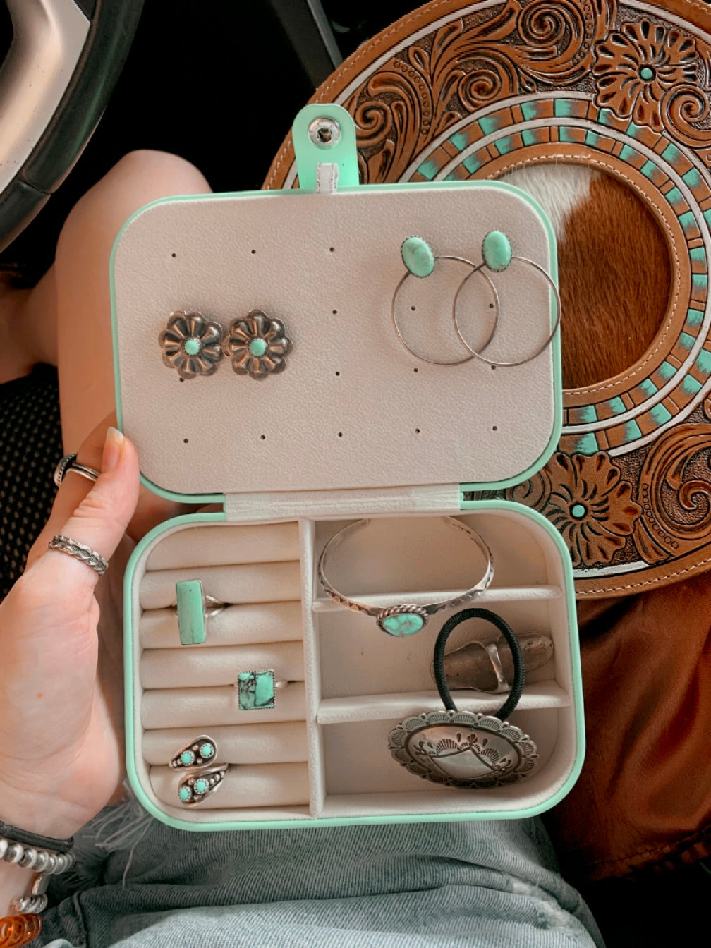 Georgia Large Turquoise Case