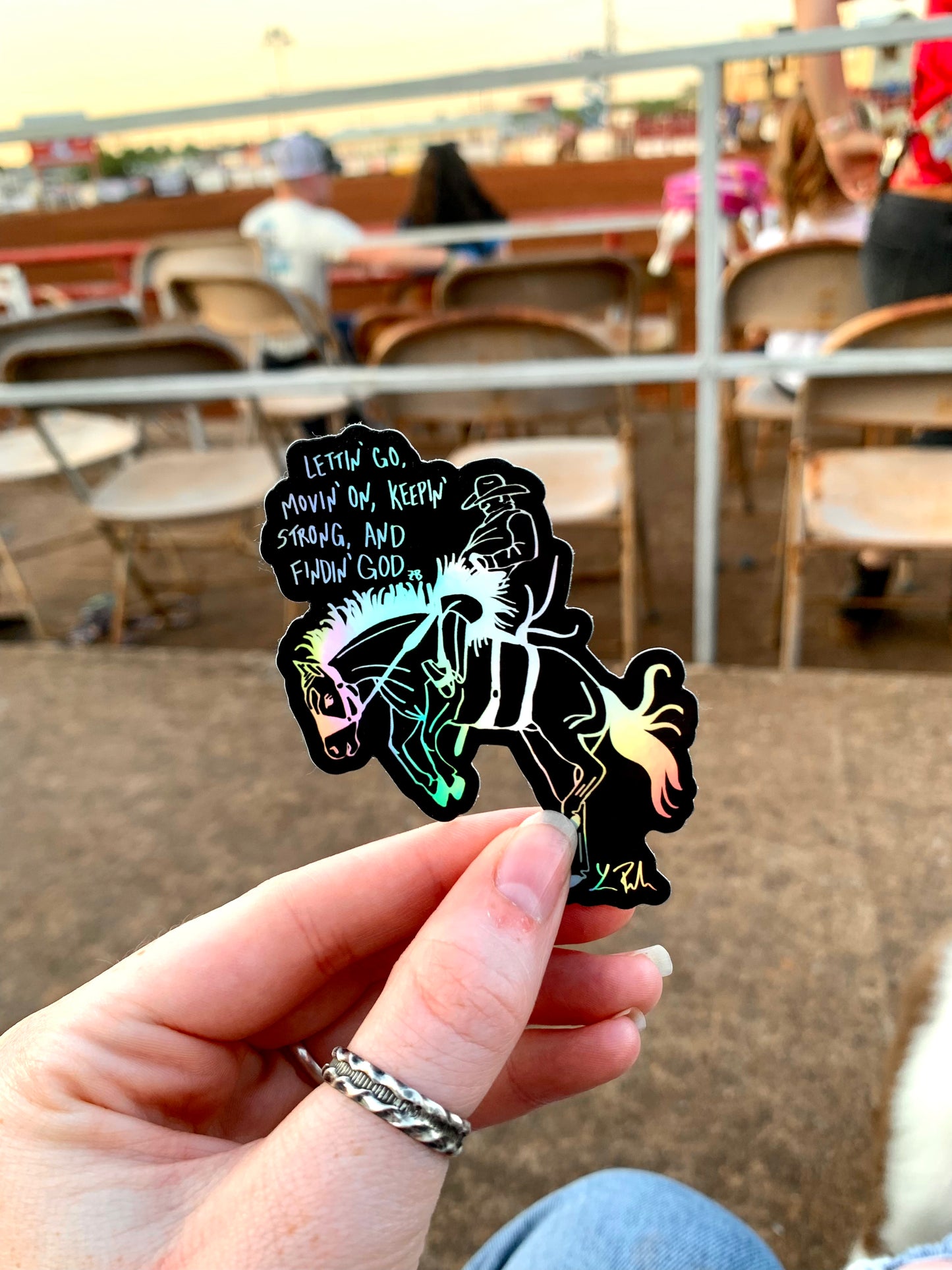 Lettin’ Go Sticker