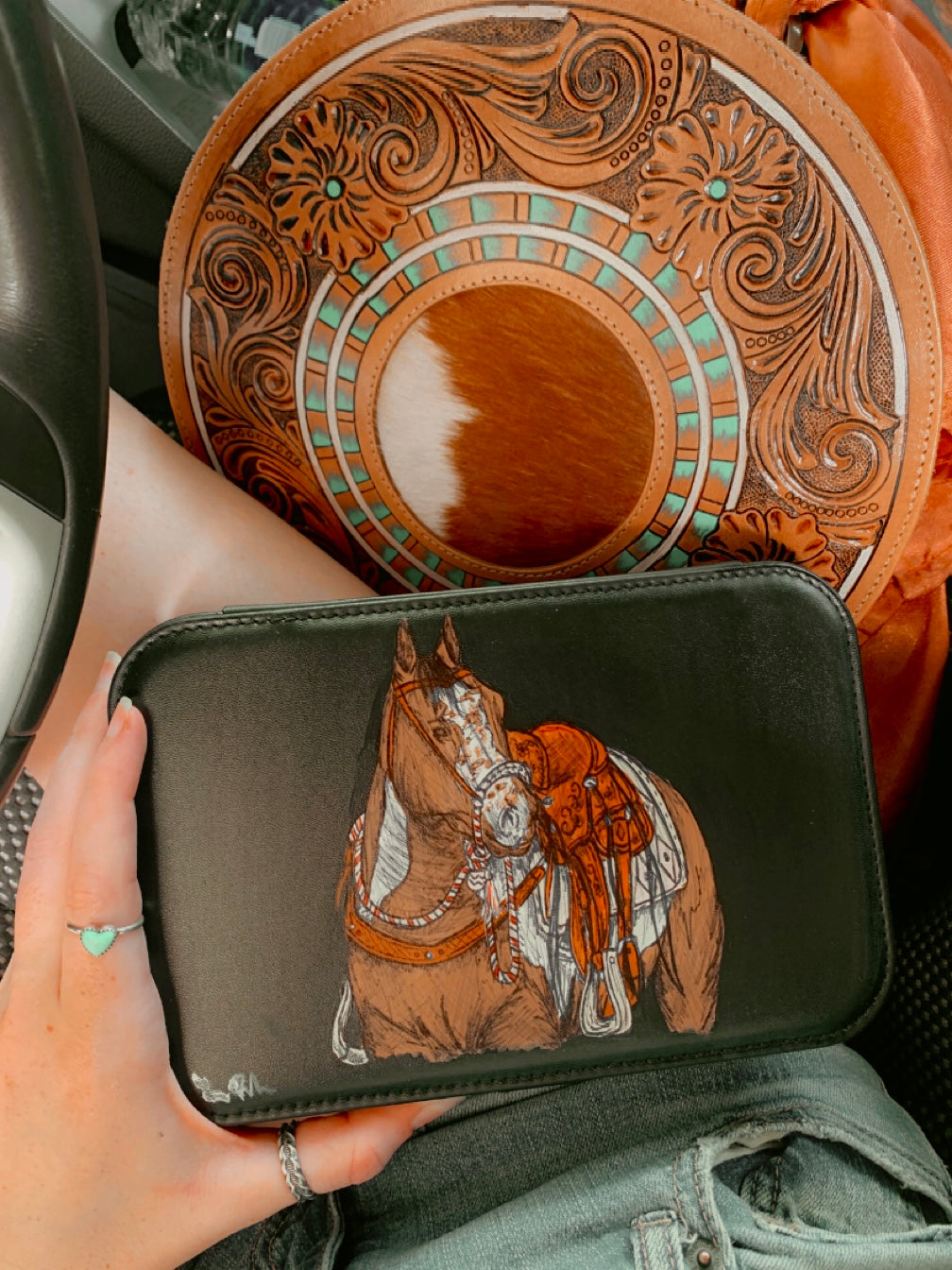 LARGE Black Stallion Case