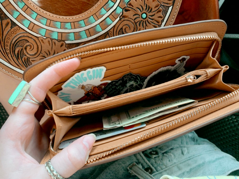 Cutter HANDPAINTED Wallet