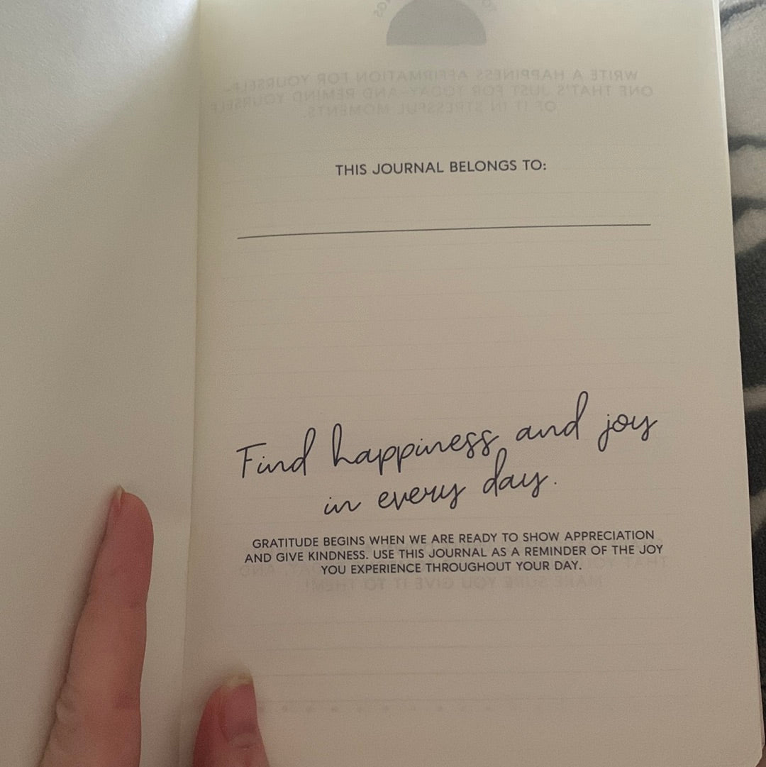 Summertime Blues Happiness Journal