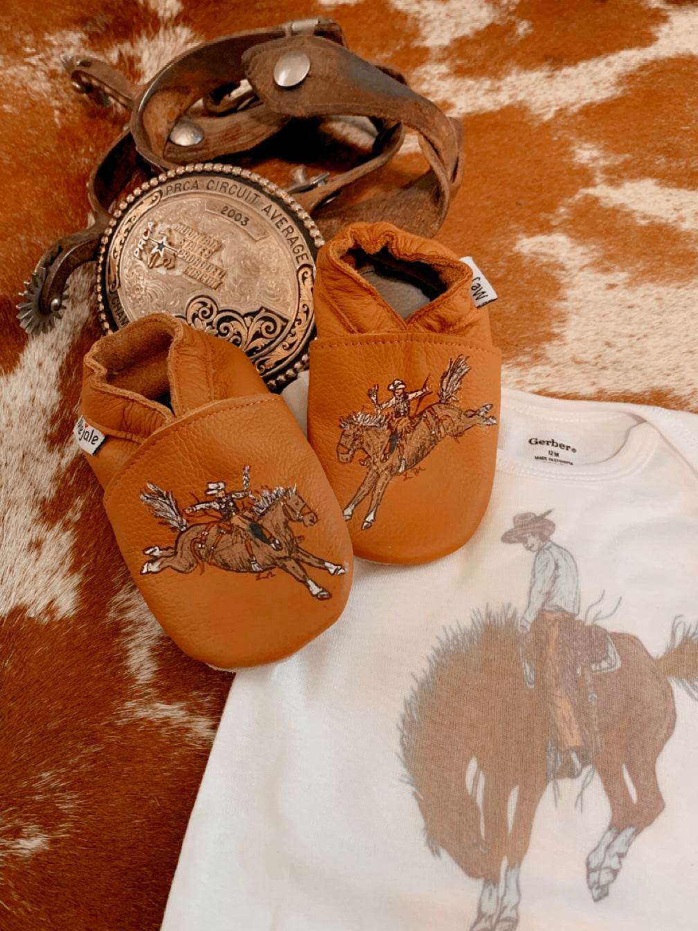 Handpainted Baby Moccasins