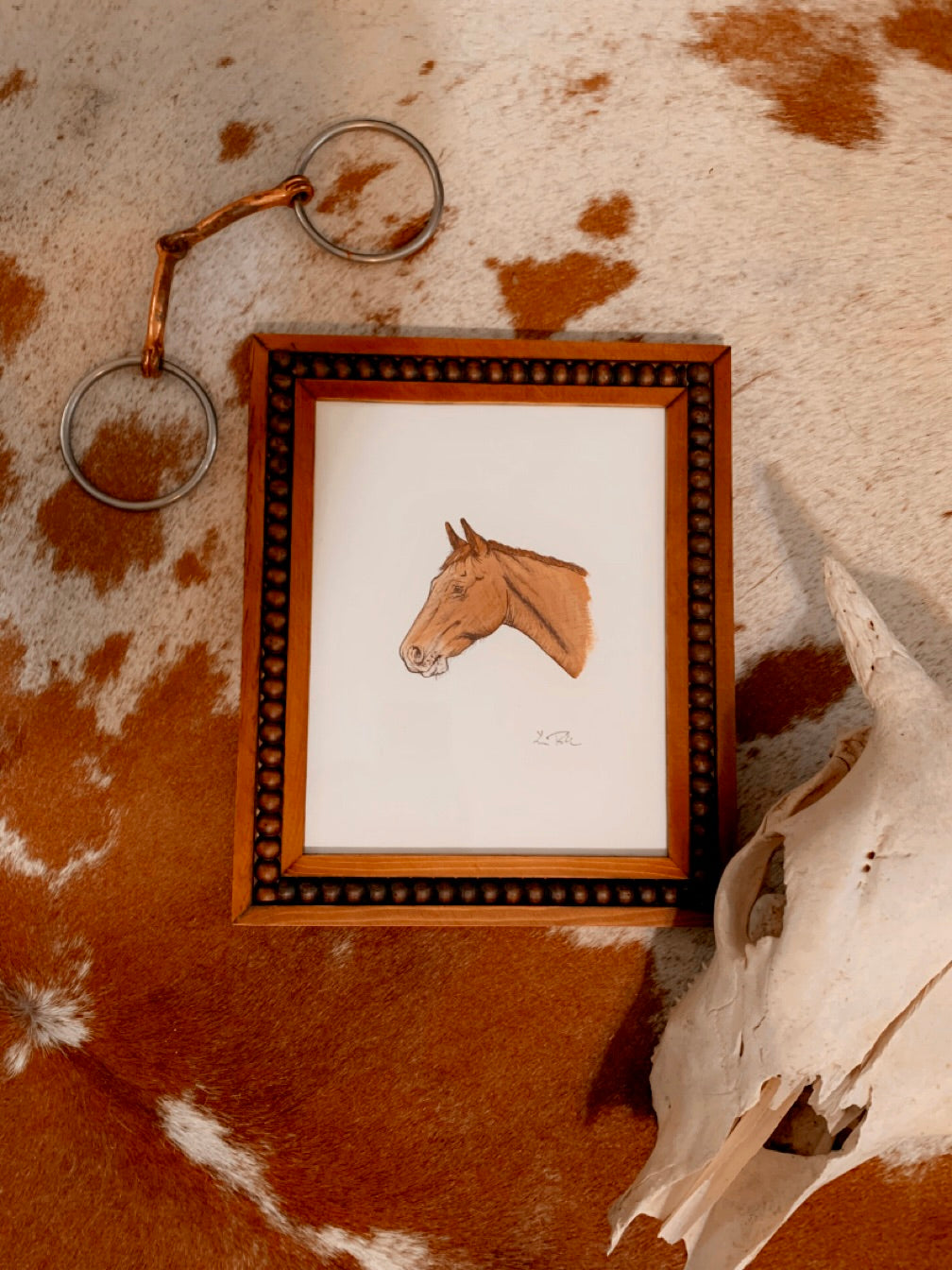 Red Roan Portrait Original