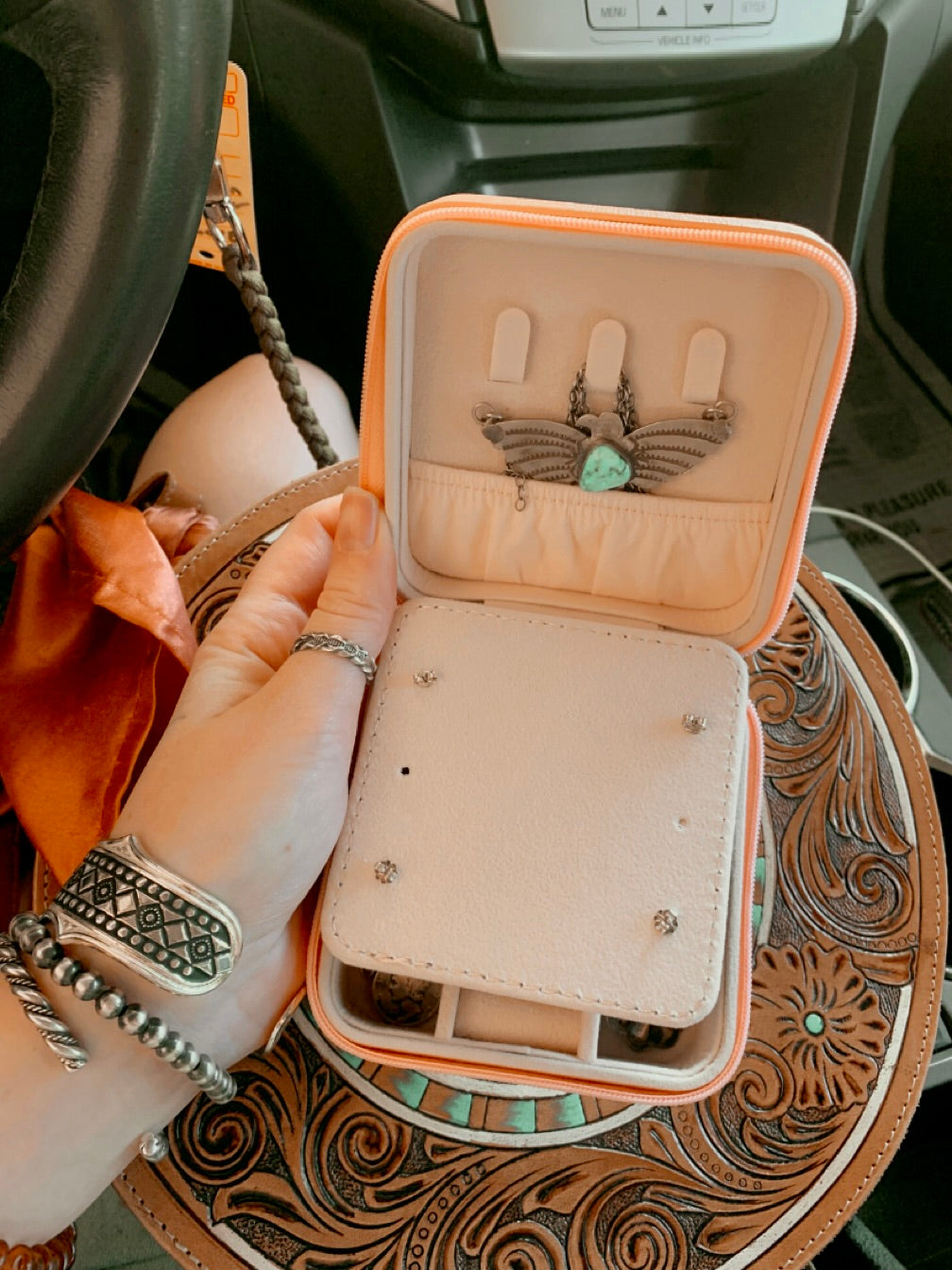 Mirror Mini Jewelry Case