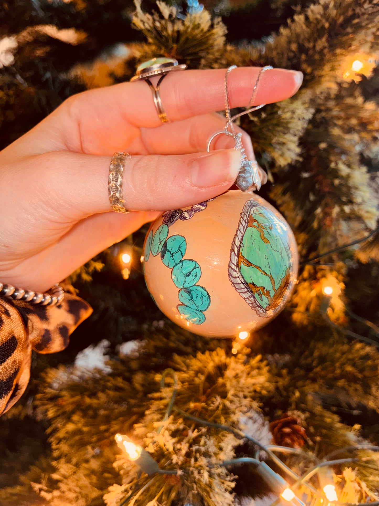 Lou Small HANDPAINTED Ornament