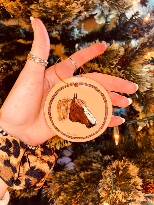 Chloe Hanpainted Ornament