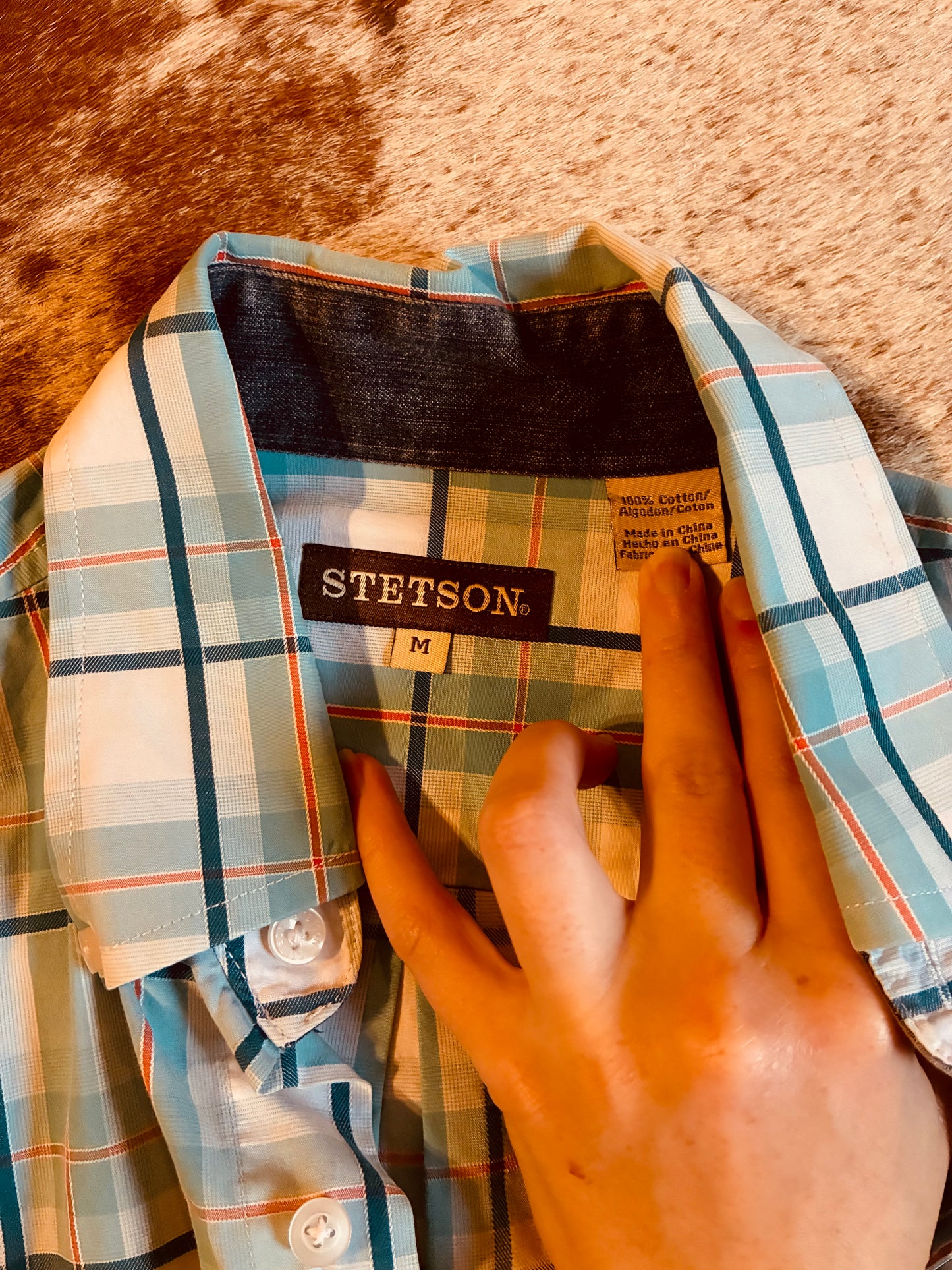 Men’s Stetson Button Up Medium